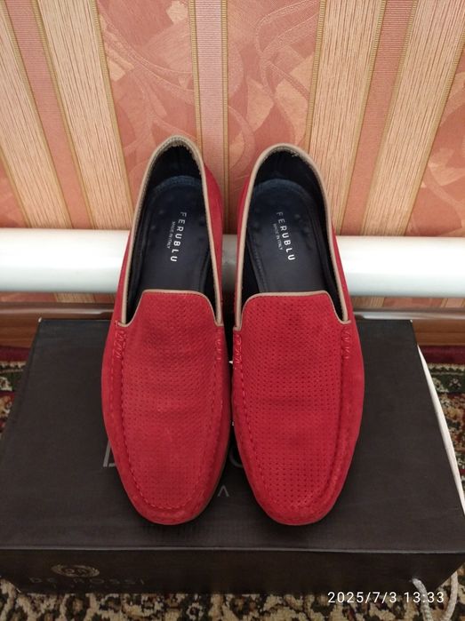 Итальянская Мужской Туфли бренд FERUBLU для мужчины