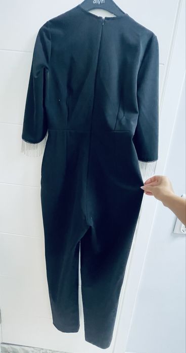 Черен стилен гащеризон