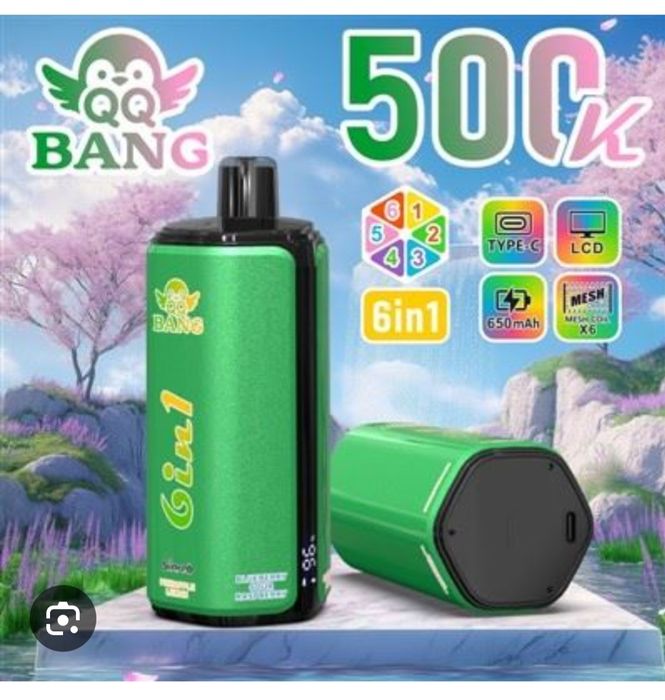 Pachet 3 x QQ Bang 500k Puffs Reîncărcabil