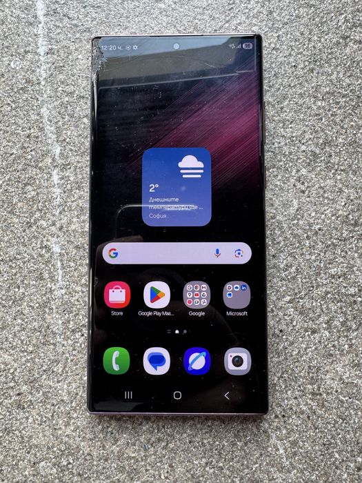 Samsung Galaxy S22 Ultra 128GB - спукан дисплей