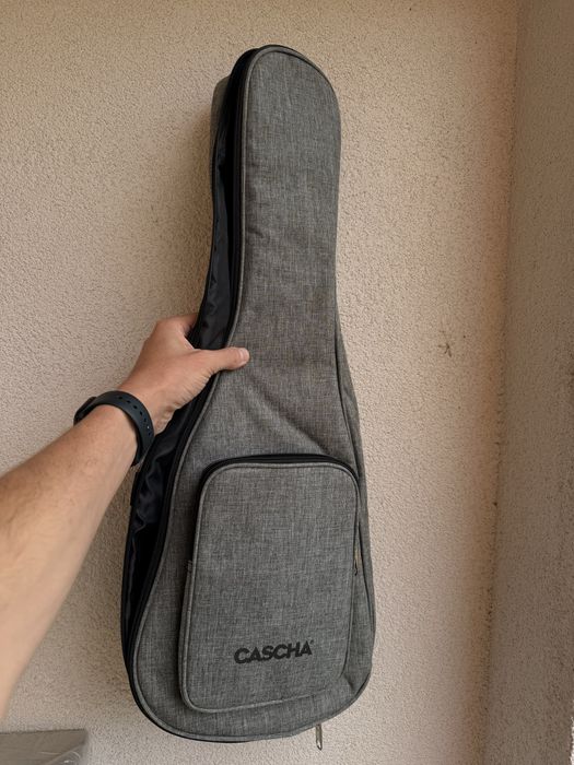 Укулеле Cascha HH2305 Tenor Black със калъф – като ново