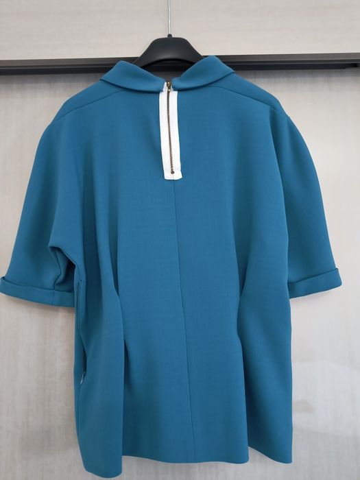 Costum vintage albastru petrol