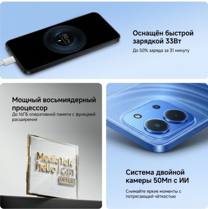 Redmi 15C 6000акб NFC 8/128 ГБ