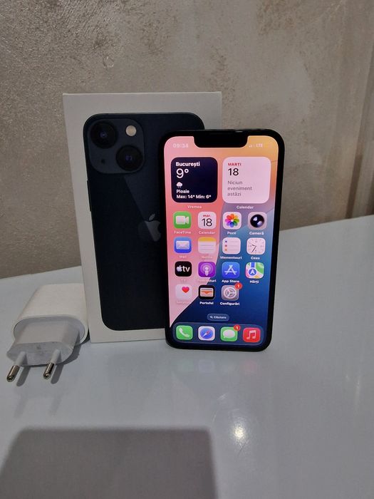 iPhone 13 256gb midnight impecabil