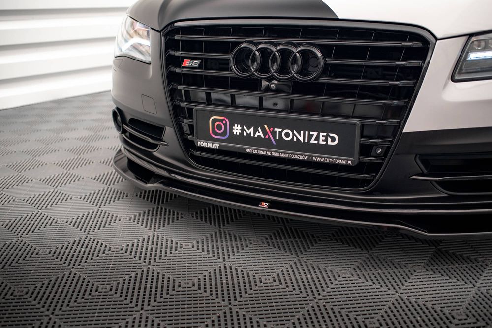 Спойлер за предна броня Maxton design за Audi S8 D4 (2013-2015)