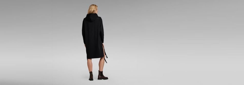 G-STAR long hoodie sweat dress - страхотна дамска рокля р-р XS