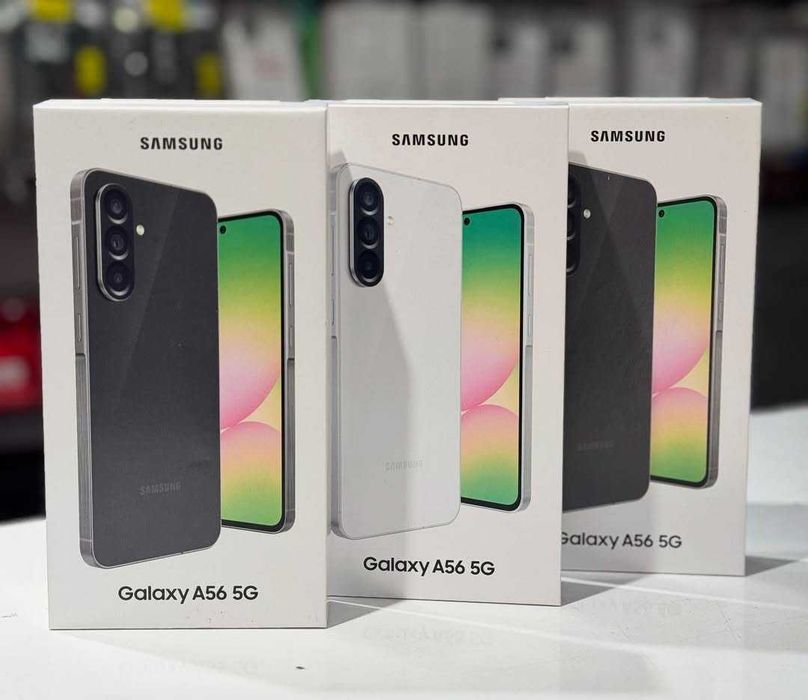 Новый Samsung A 56 5G 8/128gb | Optom narx | Dostavka bor
