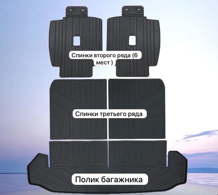 Коврики и спинки багажника Леопард 8 Леопард 5 Leopard 8 Leopard 5