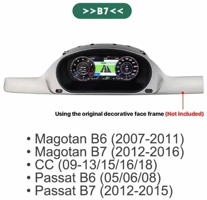 Ceasuri digitale Vw Passat B6 B7,Passat CC,Magotan B6 B7