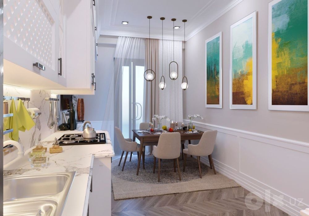 В продаже 3 коттеджа в Бектемире, Мажнунтол  евро дом 270м², 6 комнат