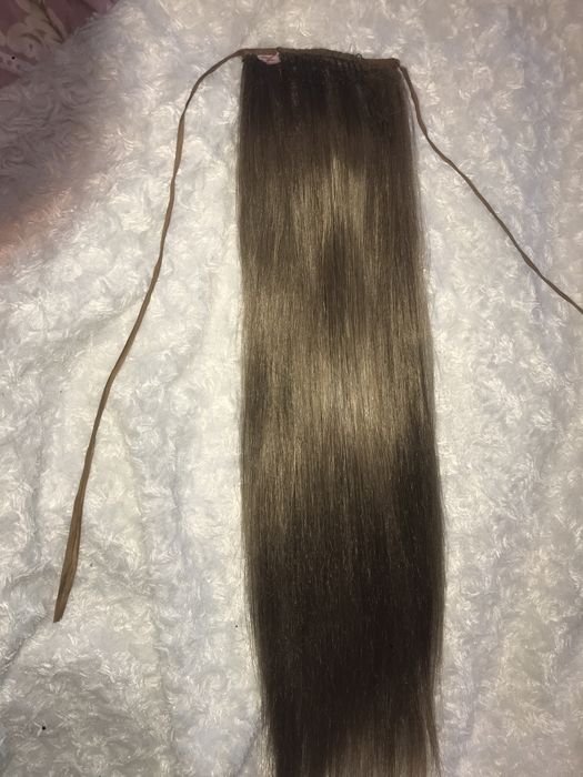 Волосы хвостик 3 оттенка