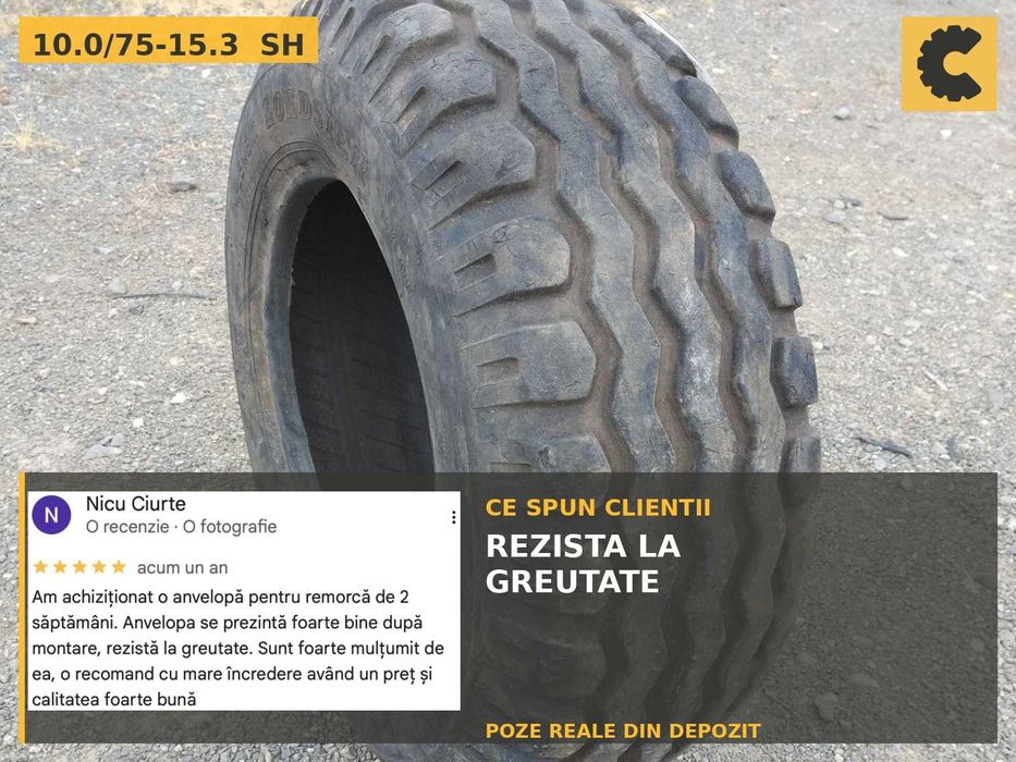 Cauciucuri 10.0/75-15.3 260/70R15.3 Implement Anvelope Tractor SH
