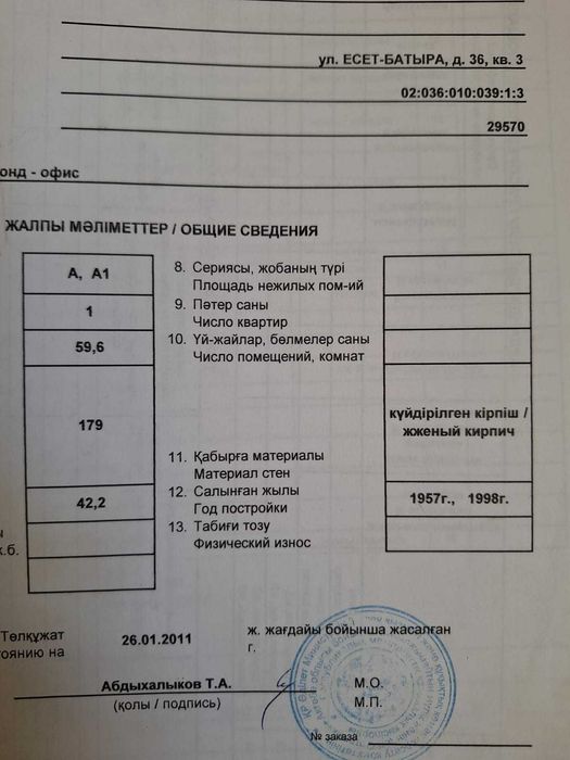 Коммерческое помещение со статусом Офис