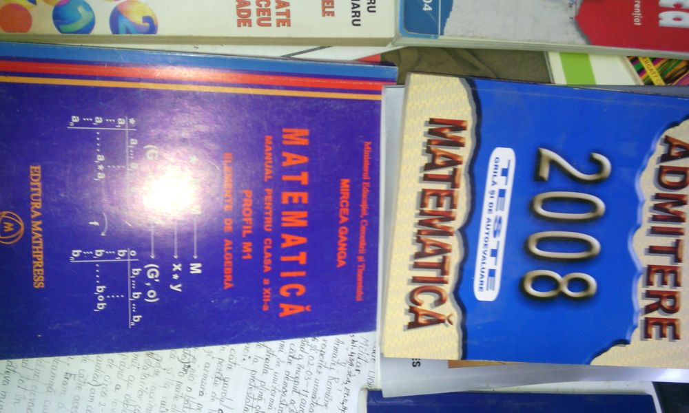 Matematica,Filozofie,Evidenta documentelir geologice,Admitere matemati