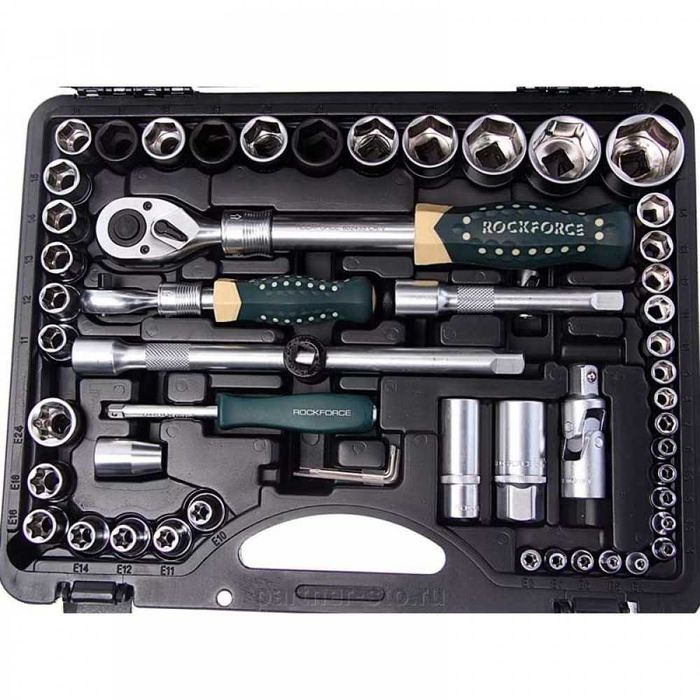 Гедоре 108 части 1/2'' и 1/4'' RockForce