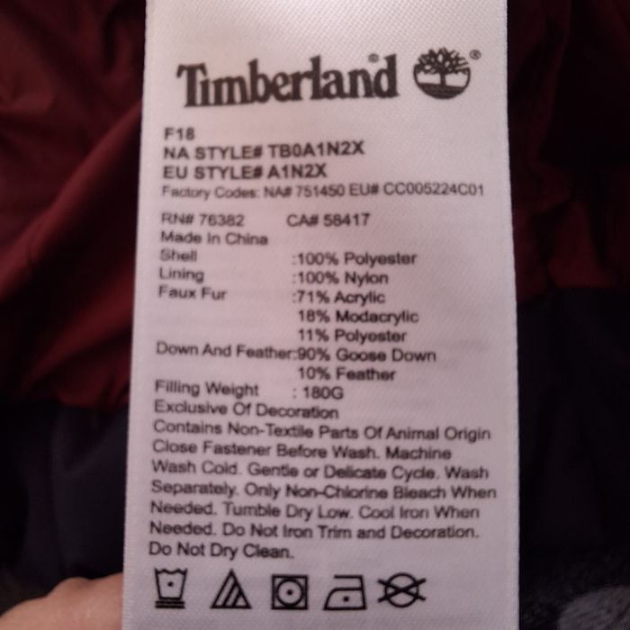 Зимно  дамско яке Timberland  S размер