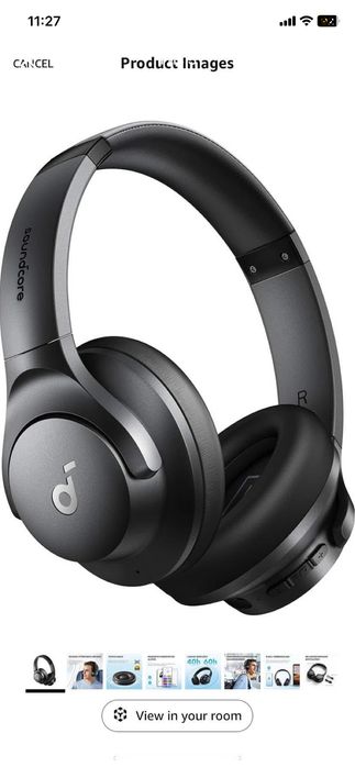 Слушалки Anker Soundcore Life Q20i и ски маска очила Smith и каска POC