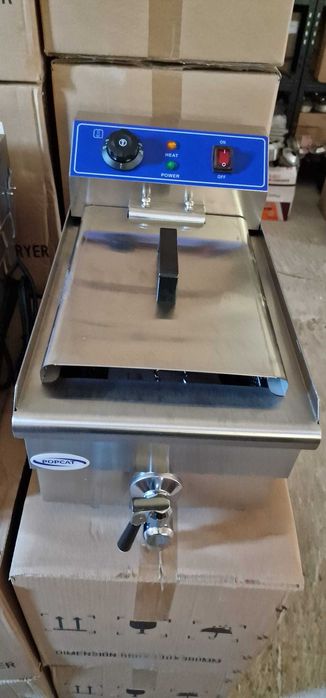 Friteuza profesionala electrica 16L cu robinet -TRANSPORT GRATUIT