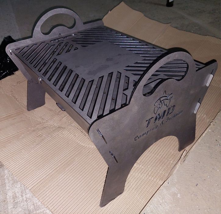 Gratar demontabil mare camping si pescuit TMD