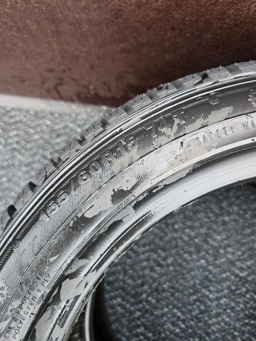 155 60 15 kumho m+s 8mm