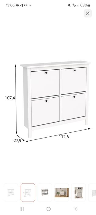 Продам обувницу ikea