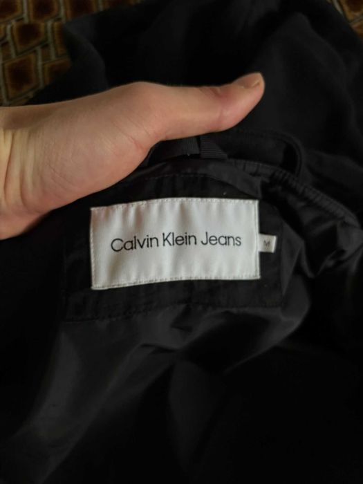 Calvin Klein Jeans Skater Hooded Jacket - Negru M