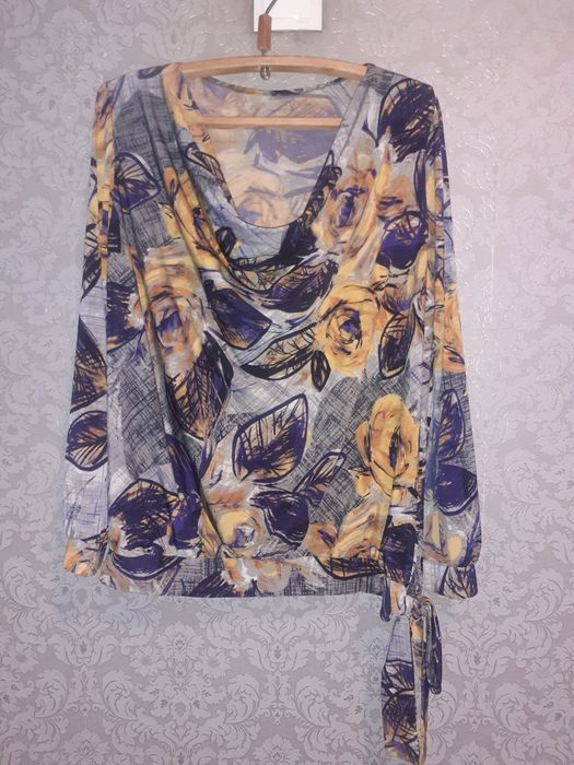 Блузка трикотиновая,52 размер