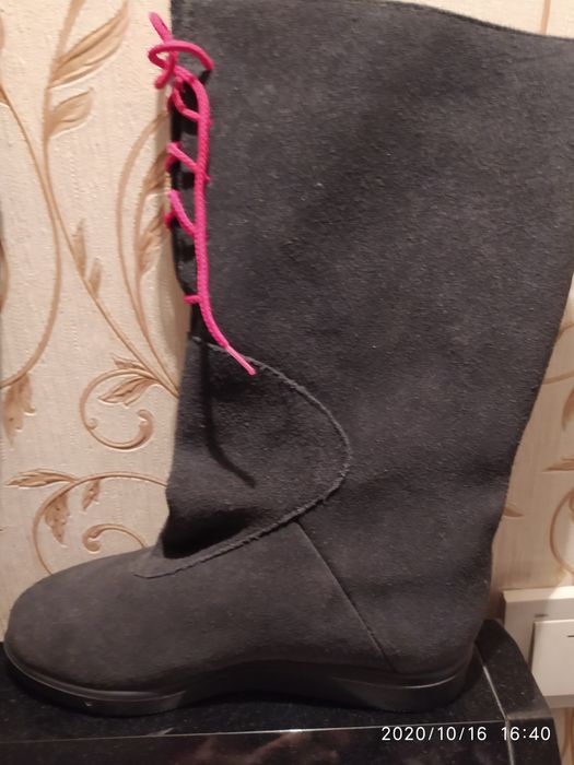 Сапожки кожаные для девочки