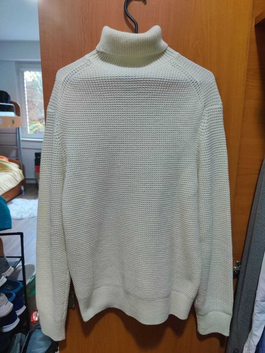 Helanca alba, C&A, barbati, marimea S