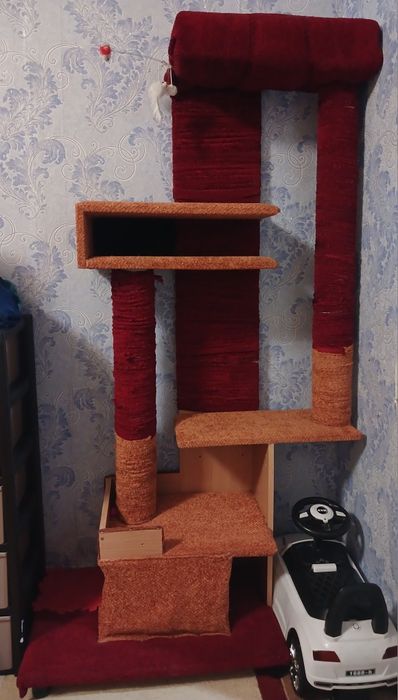 Для кошек высокий дом