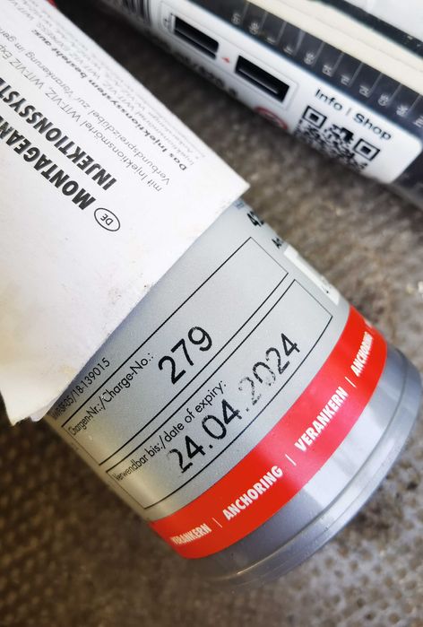 Ancora chimica mortar wurth,hilti