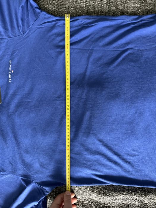 Tommy Jeans tricou albastru logo mic marimea M nou original
