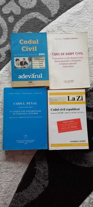 Carti Drept Penal,Civil ,Comercial