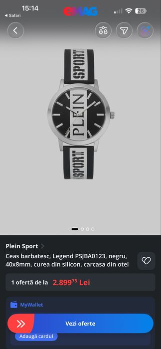 Ceas barbatesc, Plein Sport Legend PSJBA0123