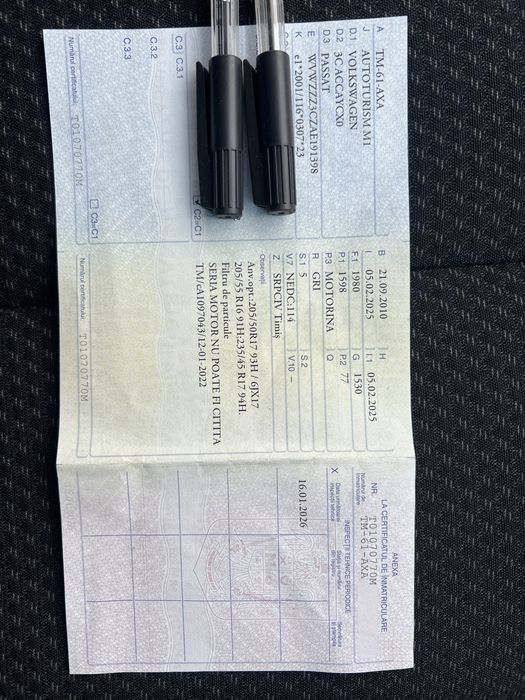 Volkswagen Passat 1.6 diesel an fabricatie 2010