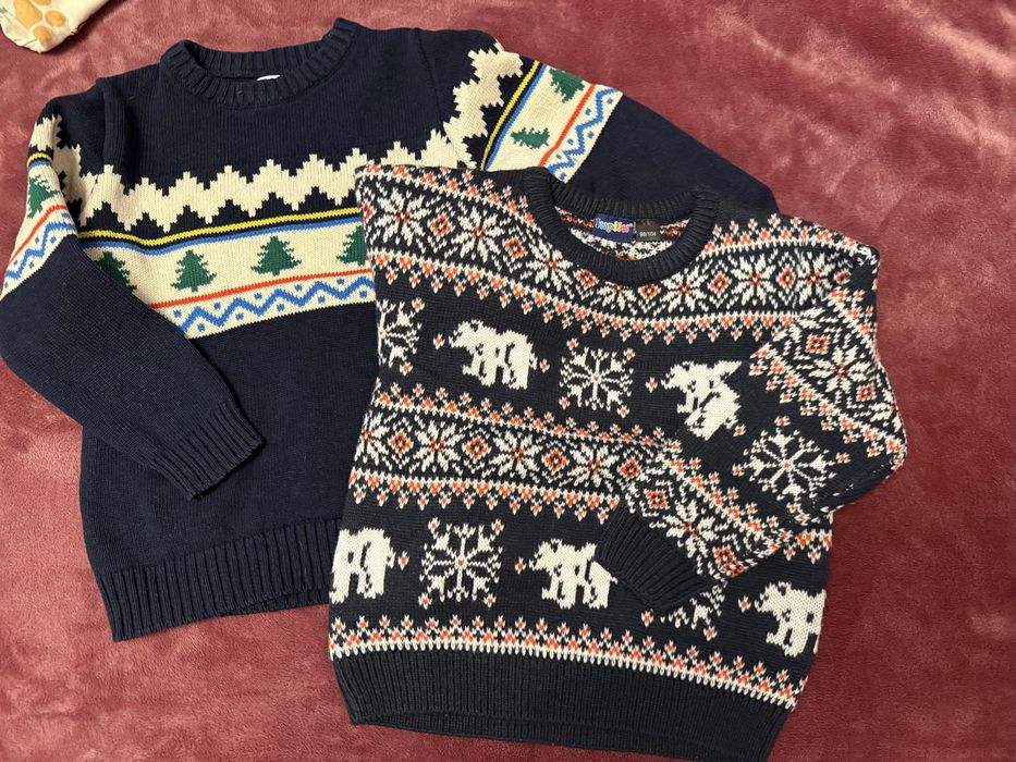 Сет/лот коледни дрехи за момче- 104 см - 3-4 г