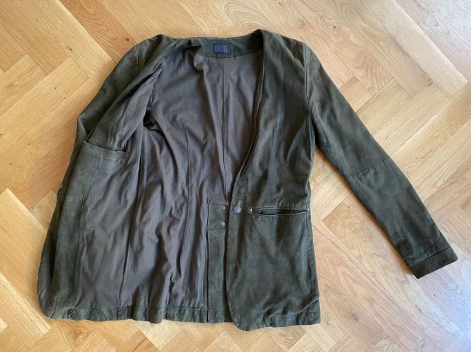 Diesel кожено яко тип сако S размер
