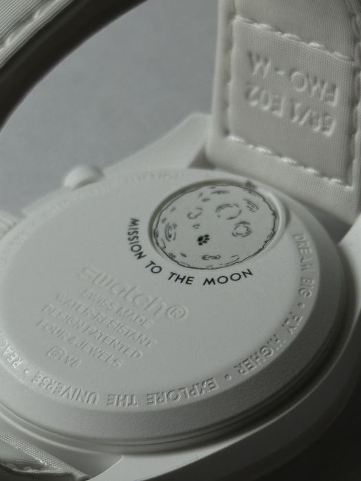 Omega x Swatch mission to moon moonphase