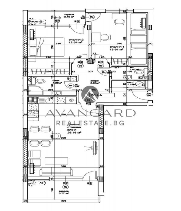 Продава се Тристаен апартамент в Пловдив, Кючук Париж - 113 кв.м за 706 €/кв.м - Снимка #4