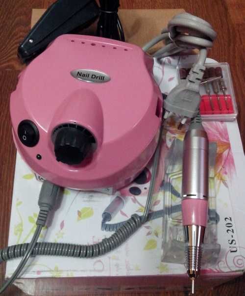 Професионална пила за маникюр Nail Drill 35000 RPM розова