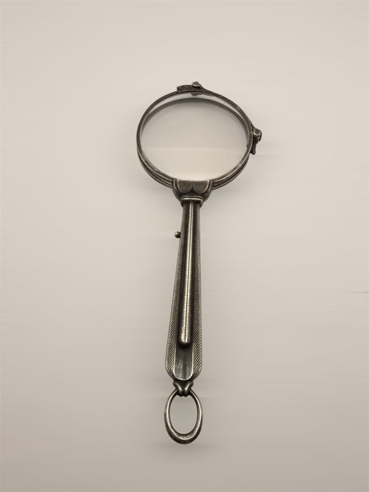 Стар сребърен лорнет 925 – сгъваеми очила, начало на XX век