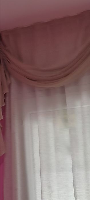 Драперия от мрежа със сребърени нишки