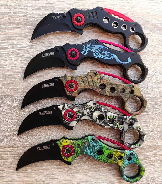 Сгъваем нож /карамбит/