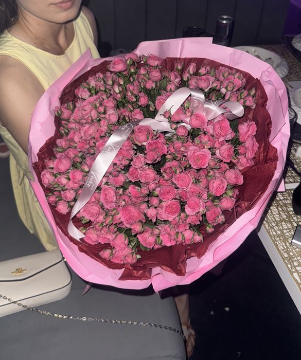 Спрей розы 15к келісім бар