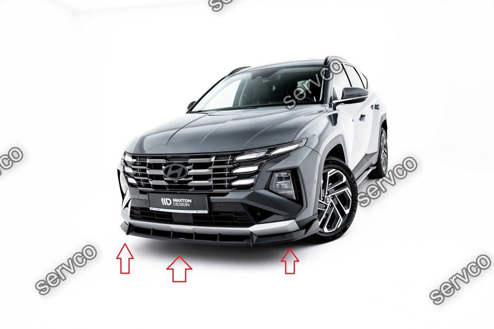 Prelungire splitter bara fata Hyundai Tucson Mk4 Facelift 2024- v3 - Maxton Design