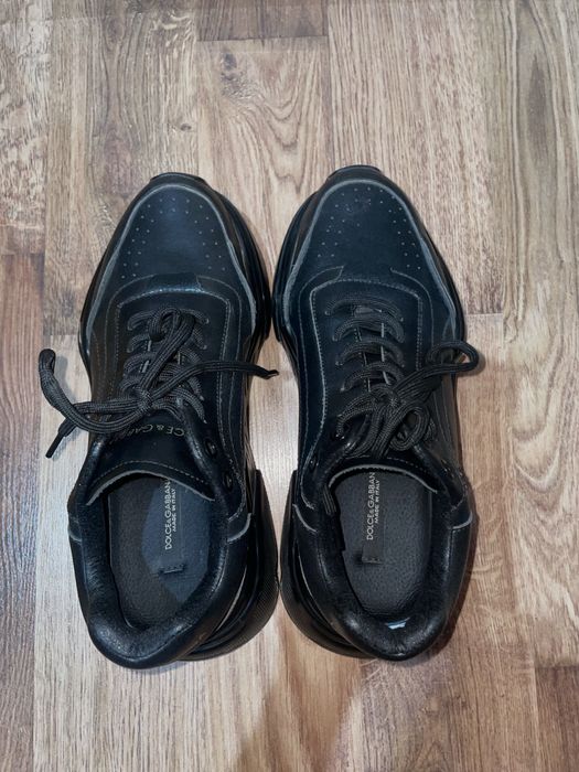 кожаные кроссовки на высокой платформе