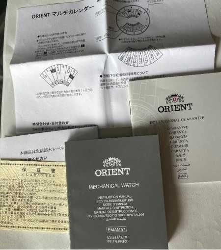 Orient Multi Year calendar