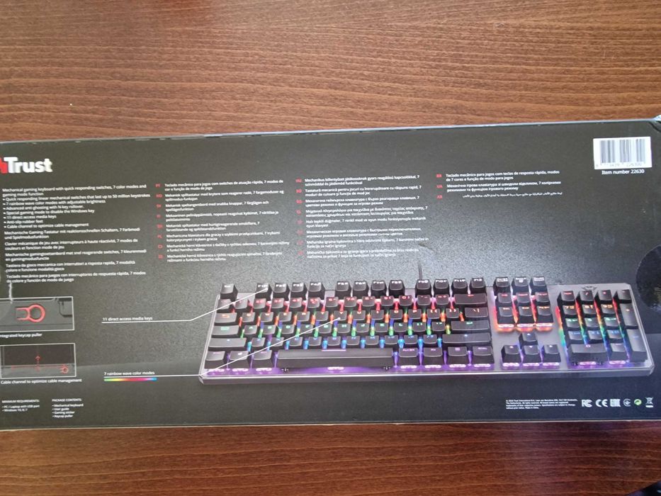 Клавиатура Trust GXT Asta,