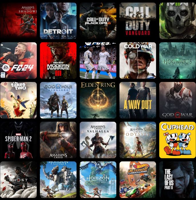 1000 + игр на PS4/PS5, 100% гарантия