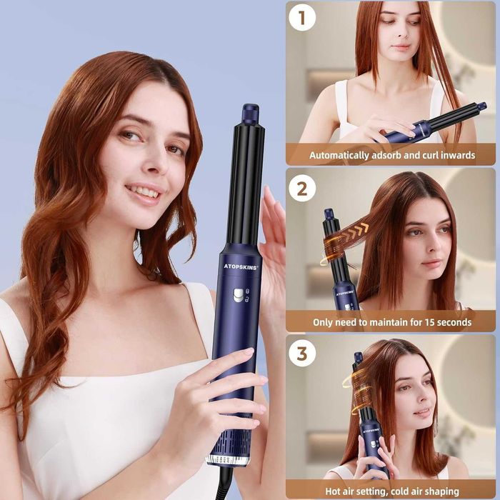 Atopskins Air Styler 6-в-1 стилизатор за коса с кръгла четка 1